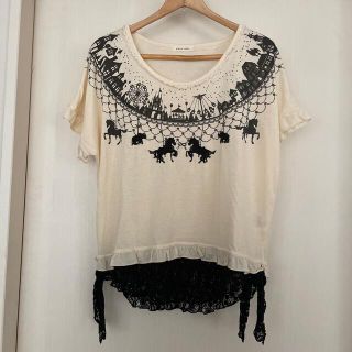 アクシーズファム(axes femme)のアクシーズ 半袖 チュニック(Tシャツ(半袖/袖なし))