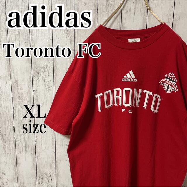 adidas(アディダス)のadidas アディダス トロント・フットボール オーバーサイズ XL 古着 メンズのトップス(Tシャツ/カットソー(半袖/袖なし))の商品写真