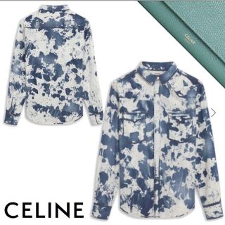 セリーヌ(celine)のセリーヌ　ルーズ ウエスタンシャツ ブリーチ デニムシャツ(シャツ)