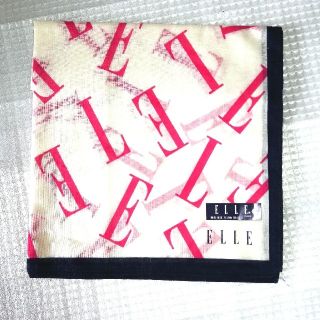 エル(ELLE)のELLE エル ハンカチ 未使用 ピンク ネイビー(ハンカチ)