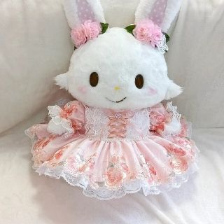 947ウィッシュミーメルコスチューム♡メルメルドール♡ピンク光沢刺繍ドレス(その他)