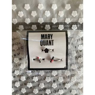 マリークワント(MARY QUANT)の【新品タグ付未開封】マリークワント💕リング 指輪 シルバー 3点セット(リング(指輪))