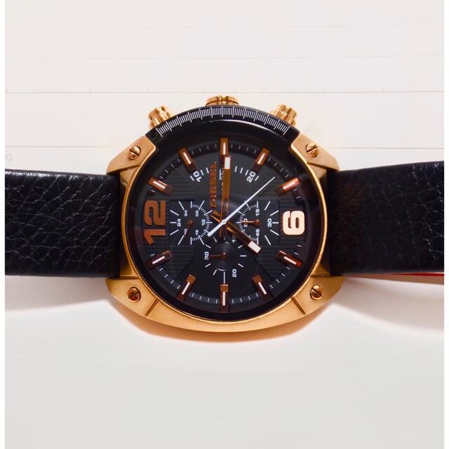 DIESEL(ディーゼル)の【オーバーフローモデル】DIESEL ピンクゴールド 完全動作品 値下げ〇 メンズの時計(腕時計(アナログ))の商品写真