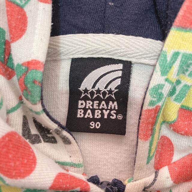 DREAMBABYS(ドリームベイビーズ)のDREAMBABYS パーカー 90サイズ キッズ/ベビー/マタニティのキッズ服男の子用(90cm~)(ジャケット/上着)の商品写真