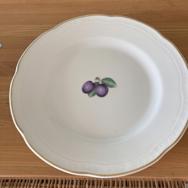 ジノリ　ボンジョルノプルーンカップ＆ソーサー　皿　ピッチャーのセット 3