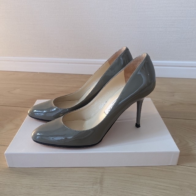 JIMMY CHOO エナメルパンプス ギルバート 38-