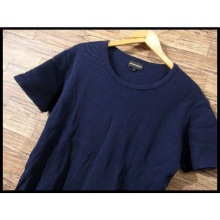 エンポリオアルマーニ(Emporio Armani)のG② エンポリオ アルマーニ インディゴ染め サーマル 半袖 Tシャツ L 紺(Tシャツ/カットソー(半袖/袖なし))