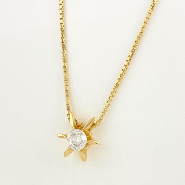 売れ筋がひ新作!アクセサリーヨンドシー4℃プラチナ3ストーンダイヤネックレス¥101,200 アガット エテ