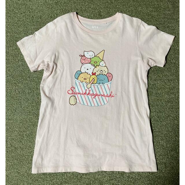 UNIQLO(ユニクロ)のユニクロ すみっコぐらしTシャツ 150 キッズ/ベビー/マタニティのキッズ服女の子用(90cm~)(Tシャツ/カットソー)の商品写真