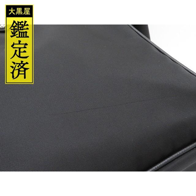 プラダ ショルダーバッグ ブラック ナイロン/レザー【430】