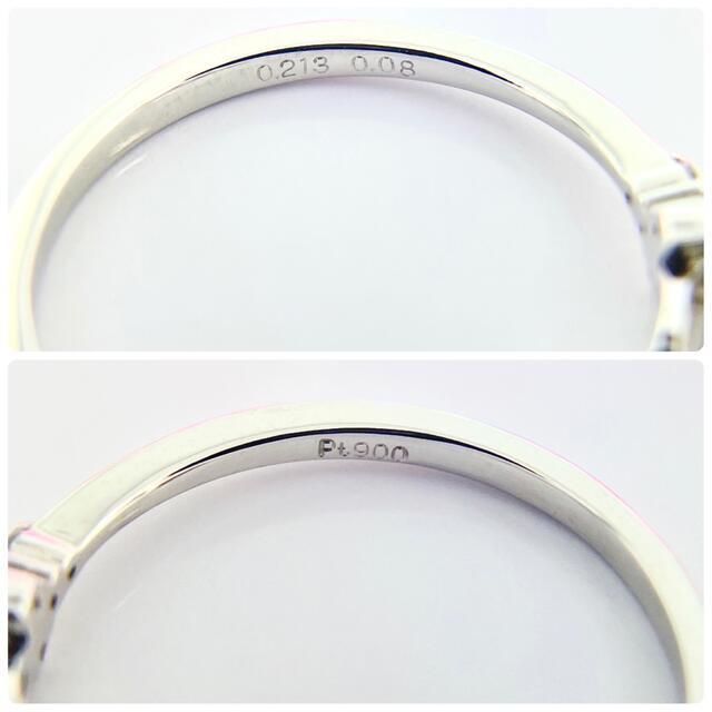 Pt ファンシーインテンスオレンジイエロー ダイヤモンドリング レディースのアクセサリー(リング(指輪))の商品写真