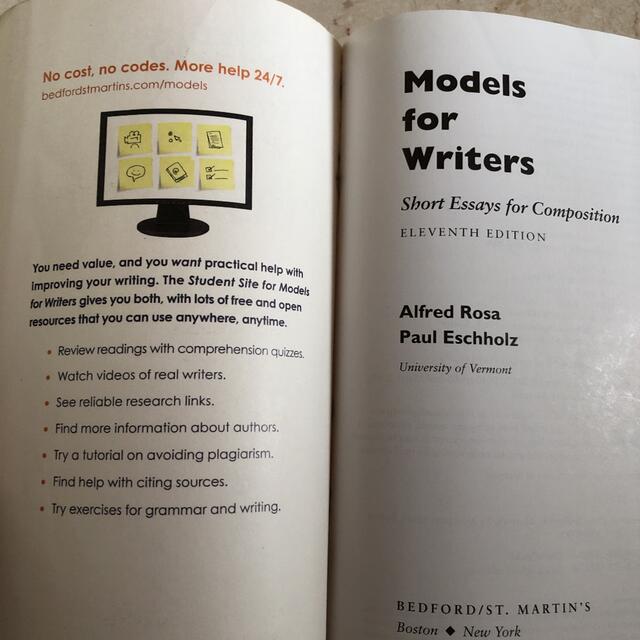 Models for Writers 11th edition エンタメ/ホビーの本(洋書)の商品写真