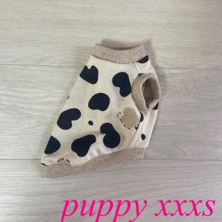 犬服【puppyxxxs】🌸All牛ちゃん🐮🐮beige(ペット服/アクセサリー)