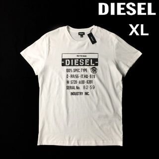 ディーゼル(DIESEL)のディーゼル 半袖 Tシャツ ブレイブマン US限定 上質(XL)白 181216(Tシャツ/カットソー(半袖/袖なし))