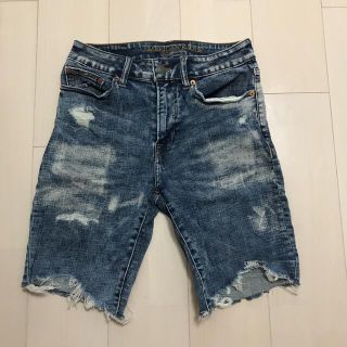 アメリカンイーグル(American Eagle)のアメリカンイーグルダメージデニムハーフパンツp12crew様専用(ショートパンツ)