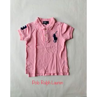 ポロラルフローレン(POLO RALPH LAUREN)のポロラルフローレン　半袖ポロシャツ　ポニー　ビックポニー　ピンク　100(Tシャツ/カットソー)