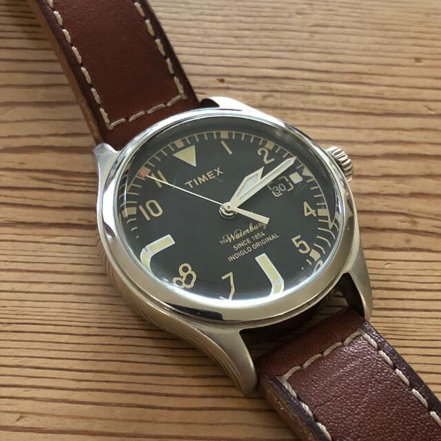 TIMEX 腕時計 the Waterbury レッドウィング社製レザーベルト