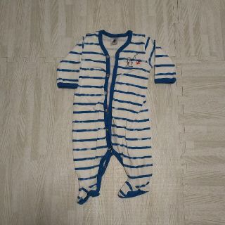 プチバトー(PETIT BATEAU)の60㎝ PETIT BATERU カバーオール プチバトー(カバーオール)