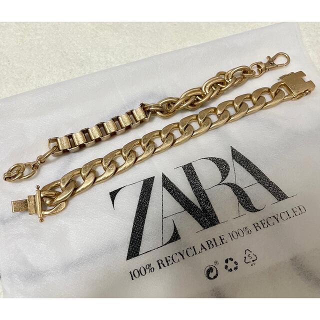 ZARA(ザラ)のZARA ゴールドチェーン ブレスレット アクセサリー レディースのアクセサリー(ブレスレット/バングル)の商品写真