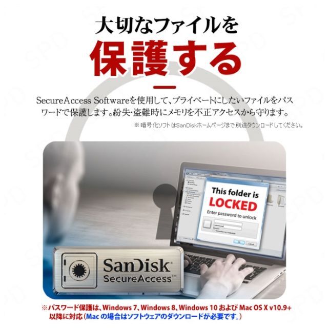 新品USBメモリー256GB SanDisk サンディスク USB3.0 超高速 7