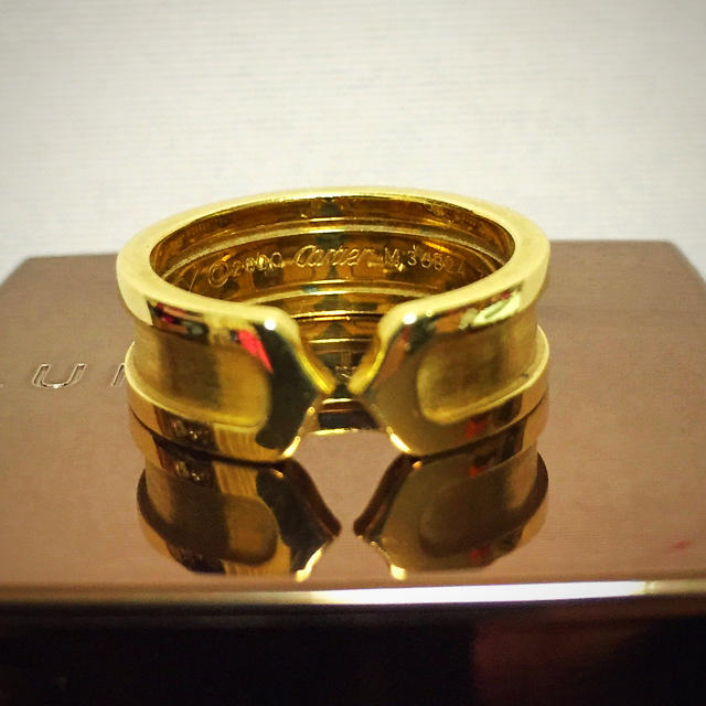 Cartier(カルティエ)のお値下げカルティエC2リングYG 10号 レディースのアクセサリー(リング(指輪))の商品写真