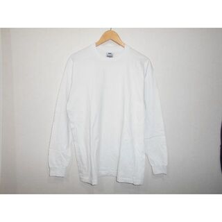 103030● PRO CLUB HEAVY WEIGHT ロンT L ホワイト(Tシャツ/カットソー(七分/長袖))