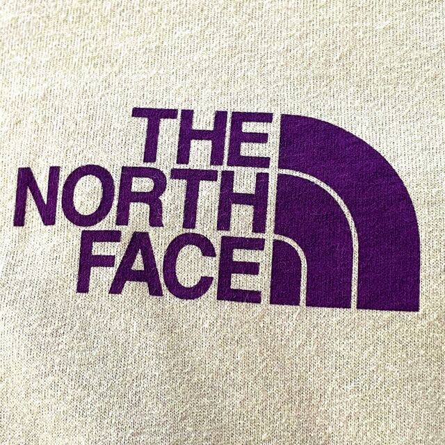 THE NORTH FACE - ベージュ☆ ノースフェイス アームロゴ ロンT XL 