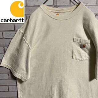 カーハート(carhartt)の90s 古着 カーハート L ロゴタグ ポケットT ビッグシルエット ゆるだぼ(Tシャツ/カットソー(半袖/袖なし))