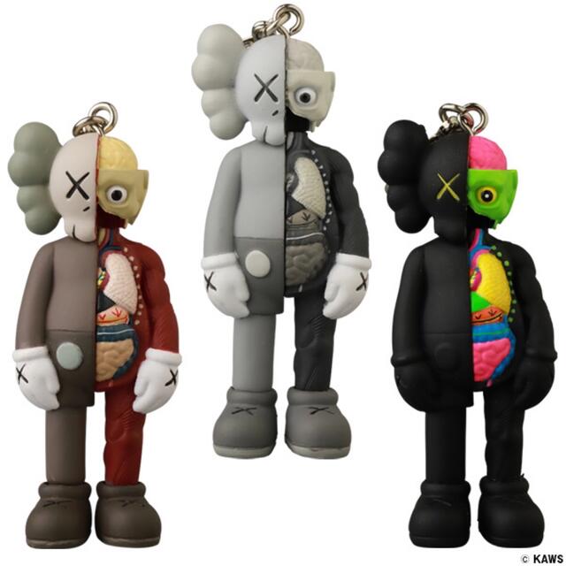 MEDICOM TOY - 3体 KAWS TOKYO FIRST COMPANION KEYHOLDERの通販 by 靴