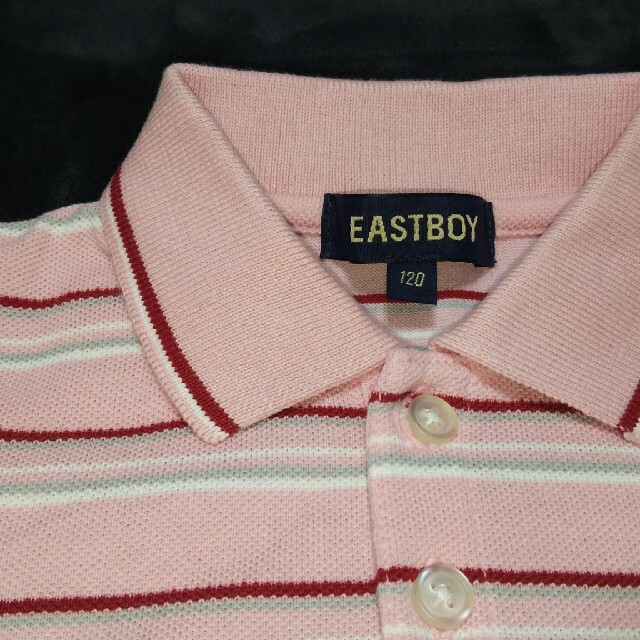 EASTBOY(イーストボーイ)のEASTBOY120　ポロシャツ キッズ/ベビー/マタニティのキッズ服女の子用(90cm~)(Tシャツ/カットソー)の商品写真