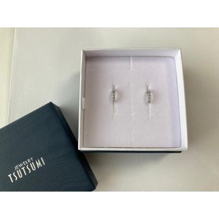 ジュエリーツツミ(JEWELRY TSUTSUMI)のK10ホワイトゴールドダイヤモンドピアス　ジュエリー ツツミ(ピアス)