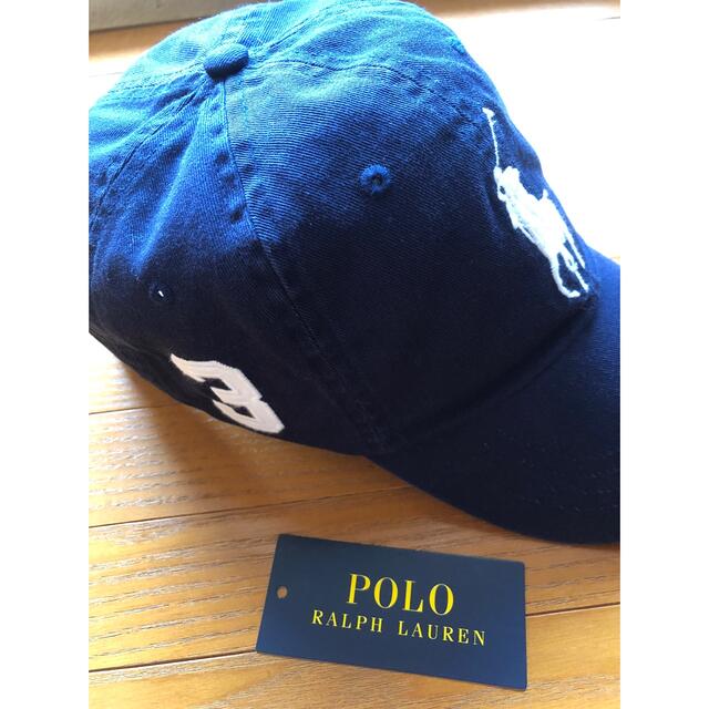 POLO RALPH LAUREN(ポロラルフローレン)のポロラルフローレン  キャップ　ネイビー　フリーサイズ レディースの帽子(キャップ)の商品写真