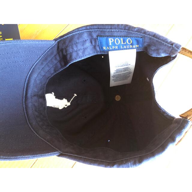 POLO RALPH LAUREN(ポロラルフローレン)のポロラルフローレン  キャップ　ネイビー　フリーサイズ レディースの帽子(キャップ)の商品写真