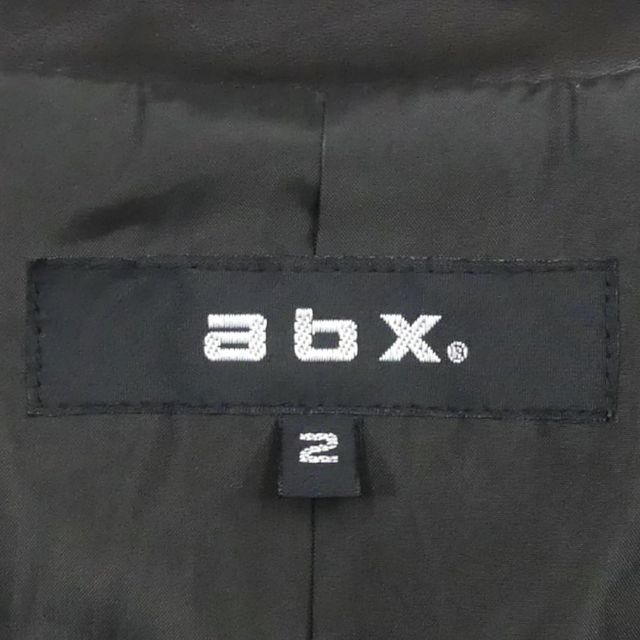 abx(エービーエックス)の馬革 テーラードジャケット レザー ブレザー abx 茶 M 本革 メンズ 本皮 メンズのジャケット/アウター(テーラードジャケット)の商品写真