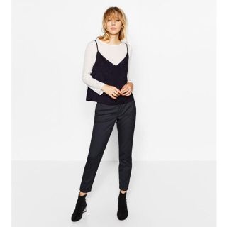 ザラ(ZARA)のZARA♡フェイクスエードコンビブラウス(シャツ/ブラウス(長袖/七分))