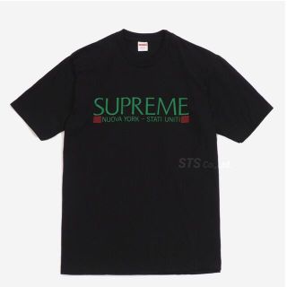 シュプリーム(Supreme)の込み supreme Nuova York Tee 黒 L(Tシャツ/カットソー(半袖/袖なし))