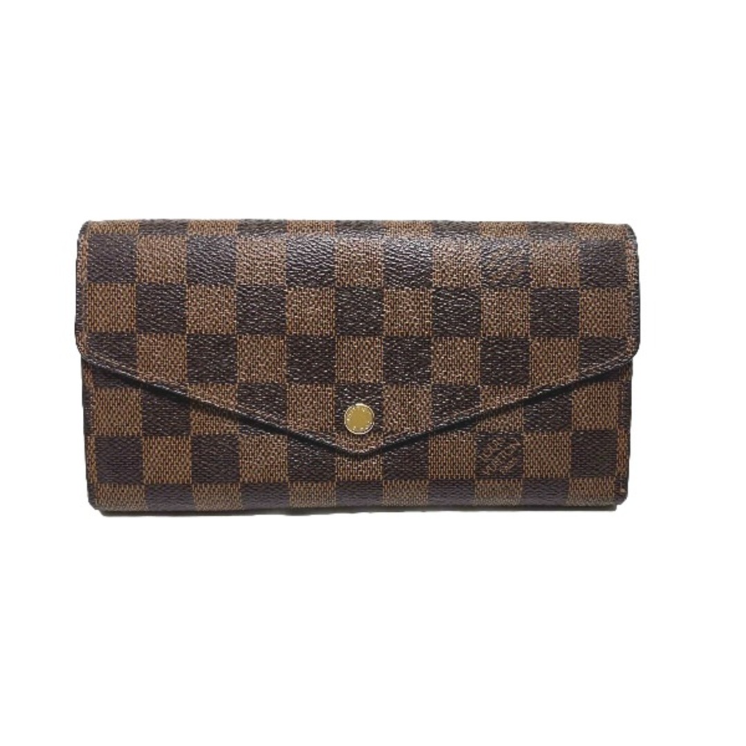 ルイヴィトン N63209 長財布 エベヌ  LOUIS VUITTON ポルトフォイユ・サラ   ダミエ