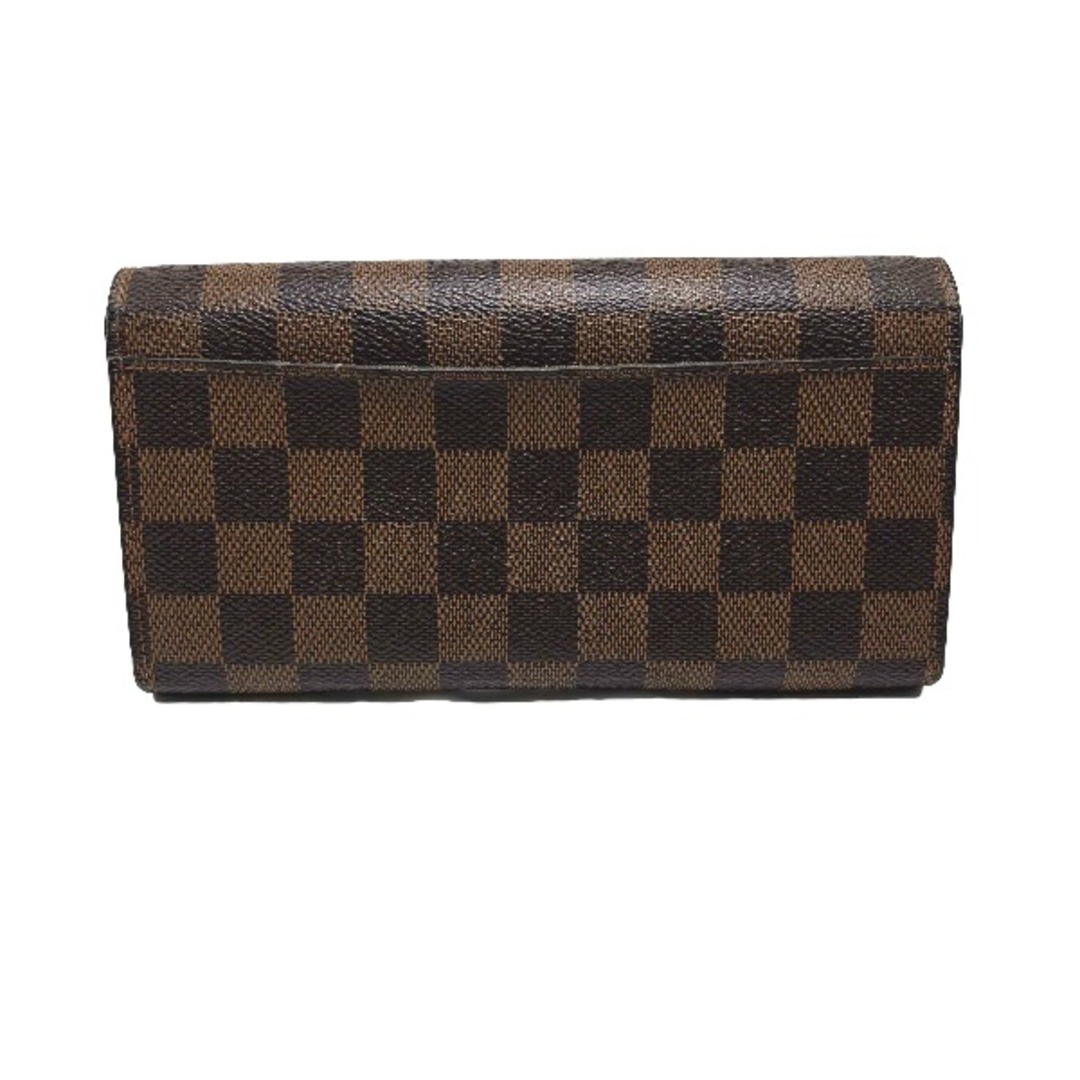 LOUIS VUITTON(ルイヴィトン)のルイヴィトン N63209 長財布 エベヌ  LOUIS VUITTON ポルトフォイユ・サラ   ダミエ レディースのファッション小物(財布)の商品写真