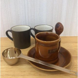 KIC B&B COFFEE デミタスカップセット トアルコトラジャ スプーン(グラス/カップ)