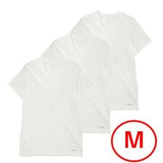 カルバンクライン(Calvin Klein)のClvin Klein Tシャツ　2枚セット（ホワイト、Vネック）(Tシャツ/カットソー(半袖/袖なし))