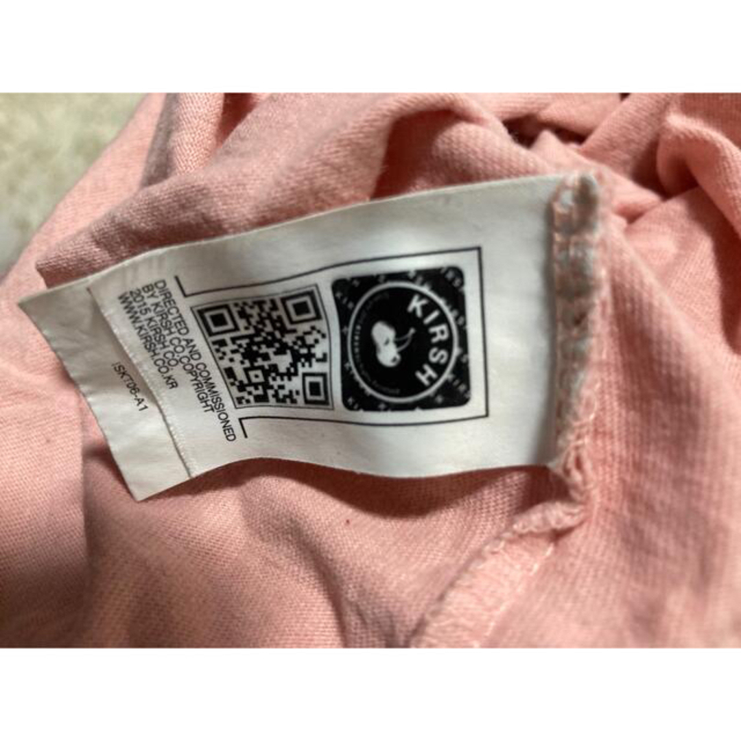 KIRSH ピンク 半袖 カットソー Tシャツ キルシー レディースのトップス(Tシャツ(半袖/袖なし))の商品写真