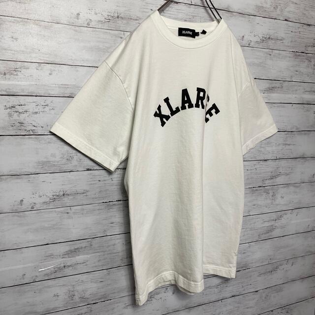 XLARGE(エクストララージ)の【希少デザイン】エクストララージ☆プリントアーチロゴホワイトTシャツ メンズのトップス(Tシャツ/カットソー(半袖/袖なし))の商品写真