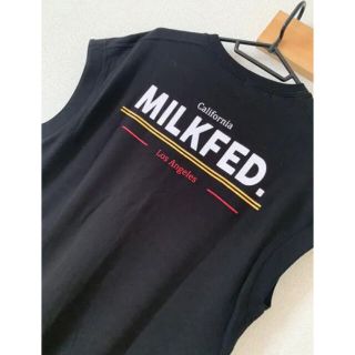 ミルクフェド(MILKFED.)のポンチ様専用【一度着用のみ】ミルクフェドTシャツワンピース(ロングワンピース/マキシワンピース)