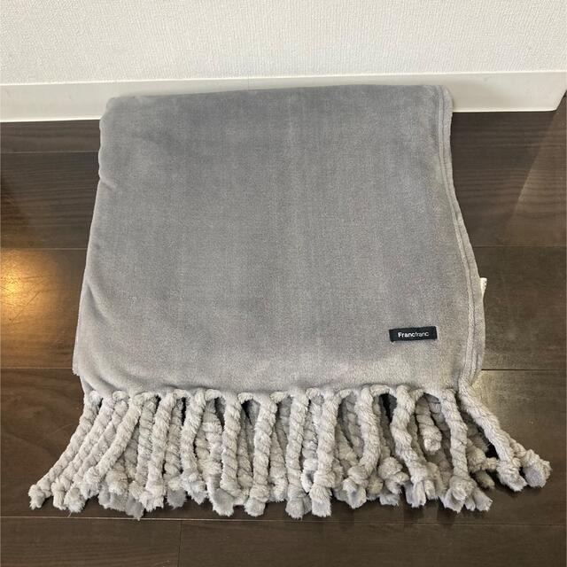 Francfranc(フランフラン)のFrancfranc♡ゴーディス スロー(ひざ掛け) グレー キッズ/ベビー/マタニティのこども用ファッション小物(おくるみ/ブランケット)の商品写真