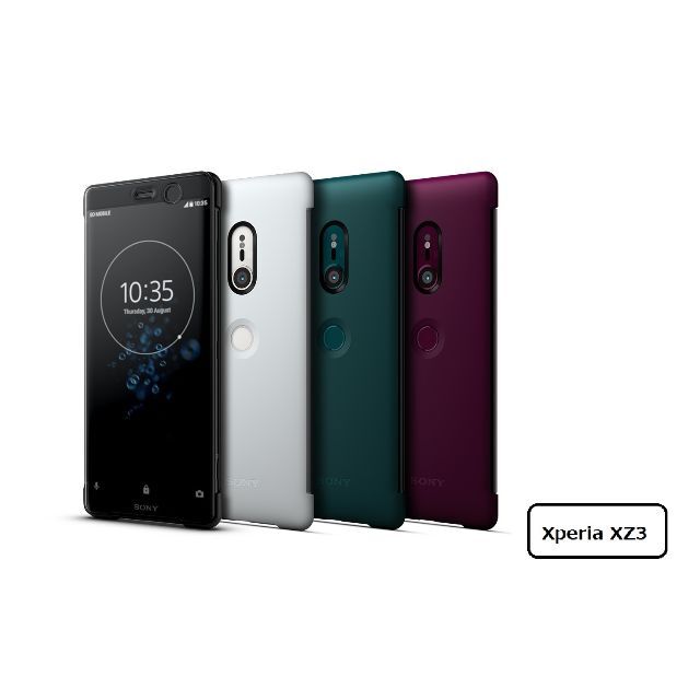 SONY(ソニー)のエクスペリアXZ3 SONY 純正カバー グレイ スマホ/家電/カメラのスマホアクセサリー(Androidケース)の商品写真