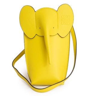 ロエベ(LOEWE)のロエベ レザー エレファント ポケット ショルダーバッグ（新品・未使用品）(ショルダーバッグ)