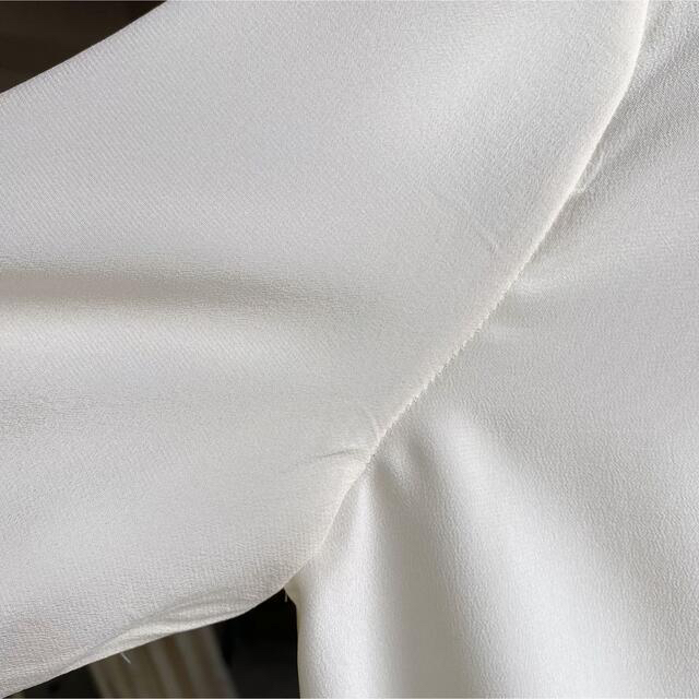 Saint Laurent 2020年 シルククレープデシン フリルブラウス www.univo