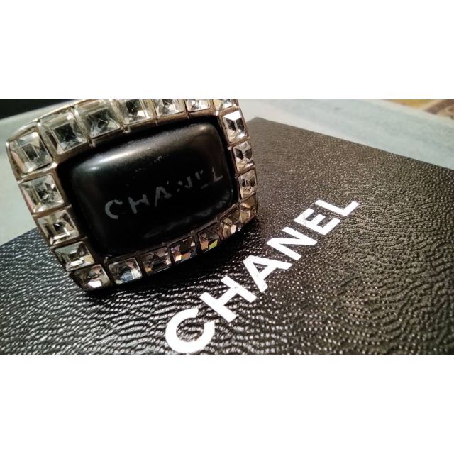 2022新入荷 CHANEL - CHANEL (シャネル ) リング シルバー・ブラック