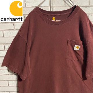 カーハート(carhartt)の90s 古着 カーハート L ロゴタグ ポケットT ビッグシルエット ゆるだぼ(Tシャツ/カットソー(半袖/袖なし))