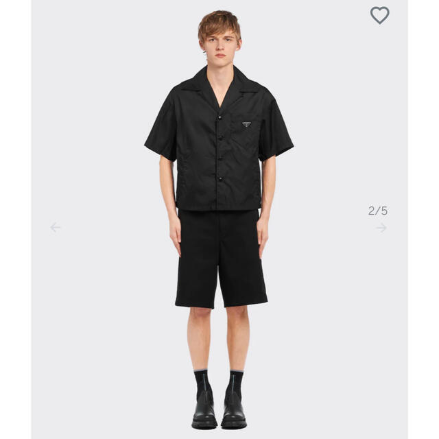 ギフ_包装】 renylon prada - PRADA shirt 半袖シャツ リナイロン